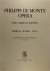 Chris Maas 177839 - Philippi De Monte Opera Series B Masses Vol.1 Four Masses from Liber l Missarum