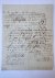  - [Manuscript 1807] PERRET GENTIL--- Brief van L.H. Perret Gentil, d.d. 's-Gravenhage 8-10-1807, aan de grootmeester van Lodewijk Napoleon, betr. een functie aan het hof. Manuscript, 4°, 2 pag.