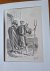  - Houtgravure 'Inwoners van Betlehem' in passe-partout