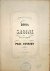 Henrion, Paul: - Dona Sabine. Valse espagnole. Op. 10