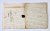  - [Manuscripts, letter, French language] 5 letters by heer Van Teylingen in Rotterdam, to lawyer Mansalle in Paris, d.d. 1781-1784, manuscript, 17 pp. French language.