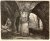 Jacobus Ludovicus Cornet (1815-1882) - [Antique print, etching] Man in a dark cellar (man in donkere kelder), published 1853, 1 p.