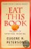 Eugene H Peterson - Eat This Book
