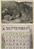 HOYTEMA, Theo van [HOIJTEMA] - Kalenderblad T. v. Hoytema - Konijnen - september  - kalenderjaar 1911.