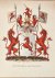  - [Heraldic coat of arms] Coloured coat of arms of the van Brienen van Guesselt family, family crest, 1 p.