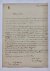  - [Manuscript, letter, 1823, OCKERSE, GOEDKOOP] Brief van W.A. Ockerse, dd. 's-Gravenhage 1823, aan ds. A. Goedkoop te Gent in Oostvlaanderen, manuscript, 4°, 1 pag.