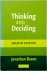 Thinking and Deciding