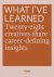 What I've Learned 28 Creati...