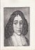 Portret van Spinoza. Ets.