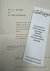  - Announcement invitation for the wedding of P.A. C. Radix and G. Wellensiek, April 1949, Amersfoort.