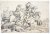  - [Antique print, etching/ets] Three fighting soldiers on horse/ Drie vechtende soldaten op paarden, published ca. 1650.