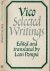 Vico: Selected Writings.