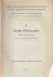 Antike Philosophie. Bibliog...