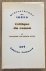 ROSSUM-GUYON, FRANÇOISE. - Critique du roman. Essai sur 'La Modification' de Michel Butor. Proefschrift RU Leiden.