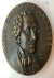  - [Medal, Penning, ANDERSEN] Bronzen penning met buste Hans Christian Andersen, 1875-1975, ontwerp Harold Salomon. Middellijn 7 cm. Fraai.