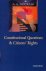 Noorani, A.G. - Constitutional questions and citizens' rights : an omnibus comprising constitutional questions in India, the President, Parliament, and the states and Citizens' rights, judges, and state accountability.