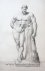  - antique drawing | Tekening door ... Reingeling, een Grieks beeld, ca. 1880, academietekening van het Genootschap Mathesis Scientiarum Genitrix te Leiden, 70x50 cm.