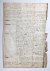  - [Manuscript, letter, 1842] Letter of J.J. de Gelder, d.d. 1842 to A.H. Verster van Wulverhorst about the words 'Vestigatores, indagatores, alatores, pressores etc.' Manuscript, 4°, 2 pp. (edges a bit frayed)