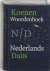 ZAMBON, J.V. - Koenen woordenboek Nederlands-Duits