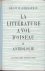 La littérature à vol d`oise...