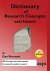 Remenyi, Dan: - A Dictionary of Research Concepts and Issues - 2nd Ed