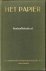 Bekk, J. - Het papier