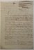  - Manuscript Nijmijgen 1806 | Brief van Frederic Godard de Boddien, d.d. nijmegen 20-12-1806, aan Lodewijk Napoleon. Manuscript, 3 pag., folio.