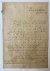[Manuscript 1817] Brief van...