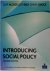 Introducing Social Policy