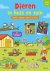 Kleurboeken - Stickers plakken, kleuren en lezen - Dieren in huis en tuin (6-8 j.)