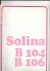 redactie - Solina B104 en B 106
