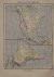 antique map (kaart). - Noord- en Zuid-Amerika. (North and South America).