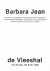Barbara Jean: "In search of...
