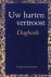 Uw harten vertroost (dagboek)