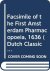 Facsimile of the first Amst...