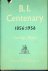 B.I. Centenary 1856-1956 Br...