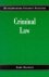 Scanlan, Gary - Criminal Law (Butterworths Student Statutes)