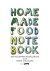 Home made food note book