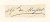 MUSSET, Alfred de - Signature cut from a letter.