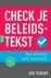 Eric Tiggeler - Check je beleidstekst