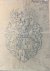 [Family crest Baudet van Dam] - Wapenkaart/Coat of Arms: Original preparatory drawing of Baudet van Dam Coat of Arms/Family Crest, 1 p.