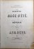 Hess, J.Ch.: - La dernière rose d`été. Rêverie pour piano. Op. 66