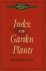 Index of Garden Plants.