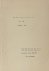 Schagen, J.C. van. - Domburgse Cahiers XXI,  Murmureersels in de muizenval. Rancuneuze rimram 1968-1971