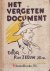 Zeeuw, P. de J.Gzn. - Het vergeten document - een avontuurlijk verhaal uit de Grote Boerenoorlog (1899-1902)