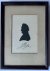 Harting, Dirk (1884-1970) - Framed silhouet 1934 | Lithographed silhouette portrait of an older man by Dirk Harting, 1 p. [Signed in the plate]