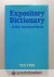 An Expository Dictionary of...