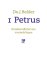 J. Belder - 1 PETRUS RONDZENDBRIEF AAN VREEMDELINGEN