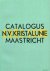 Catalogus NV Kristalunie Ma...