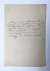 [Manuscript, 1860] Letter o...